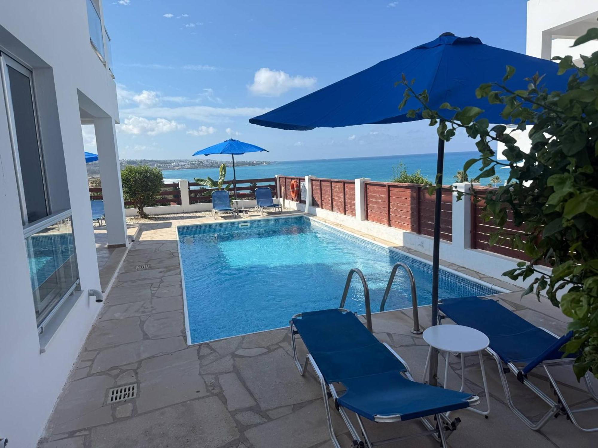 Villa Aqua Sunrise 1Km From Beach With Sea Views Coral Bay Exterior photo