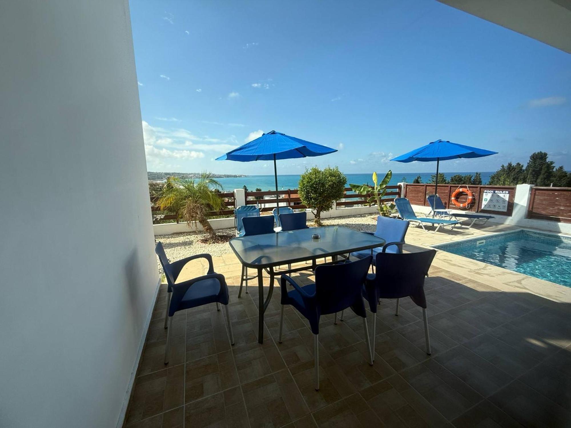 Villa Aqua Sunrise 1Km From Beach With Sea Views Coral Bay Exterior photo